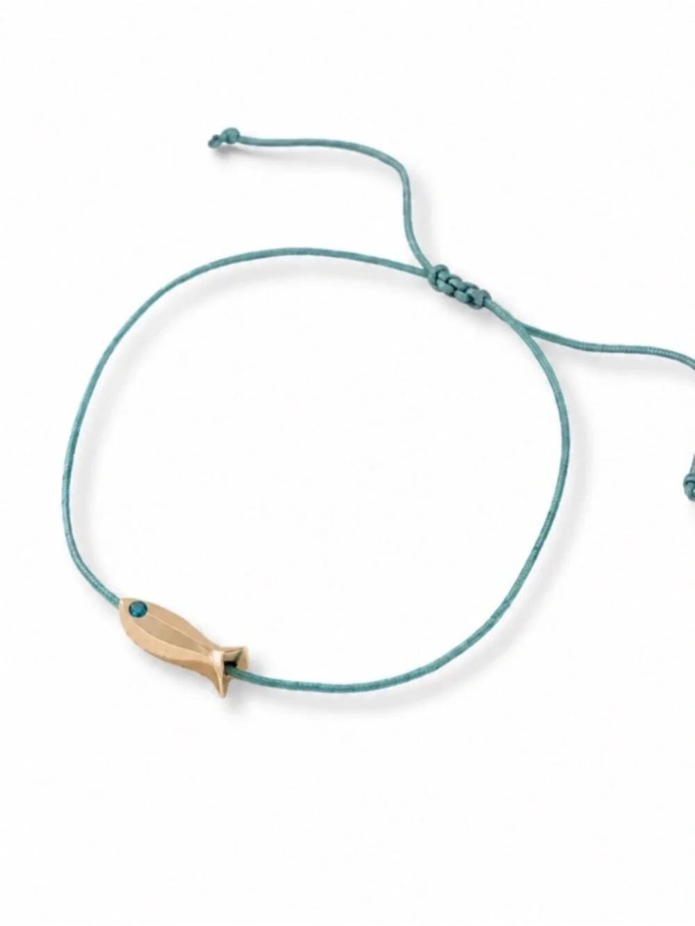 Teal Fish Charm Bracelet Q1280